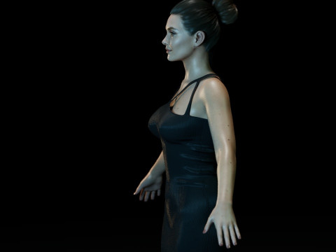 Elizabeth Olsen Modèle 3D