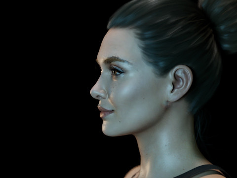 Elizabeth Olsen Modèle 3D