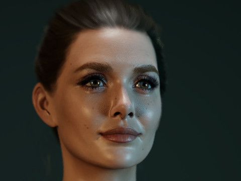 Elizabeth Olsen Modèle 3D