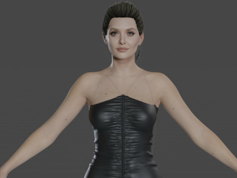 Elizabeth Olsen Modèle 3D
