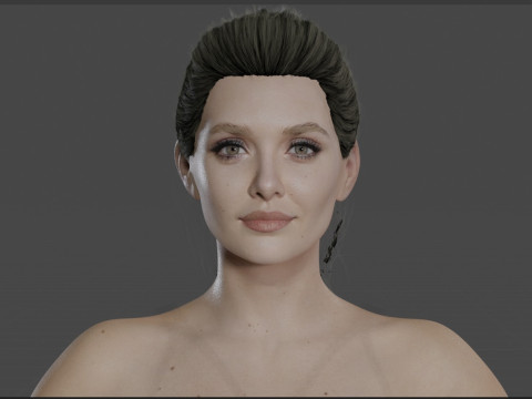 Elizabeth Olsen Modèle 3D