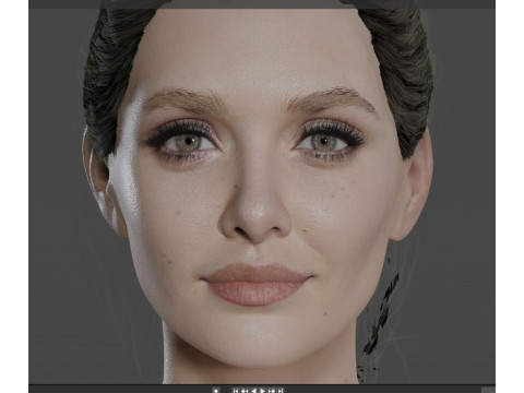 Elizabeth Olsen Modèle 3D