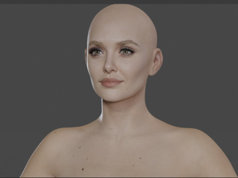 Elizabeth Olsen Modèle 3D