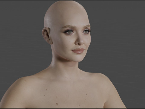 Elizabeth Olsen Modèle 3D