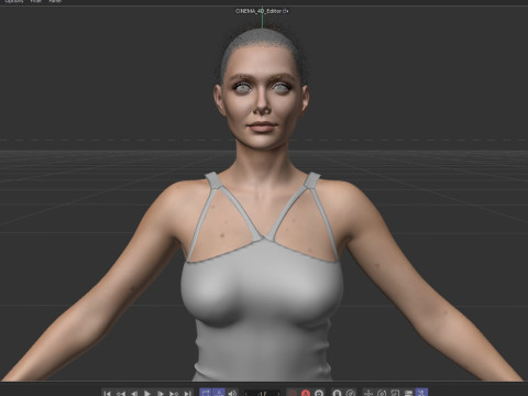 Elizabeth Olsen Modèle 3D
