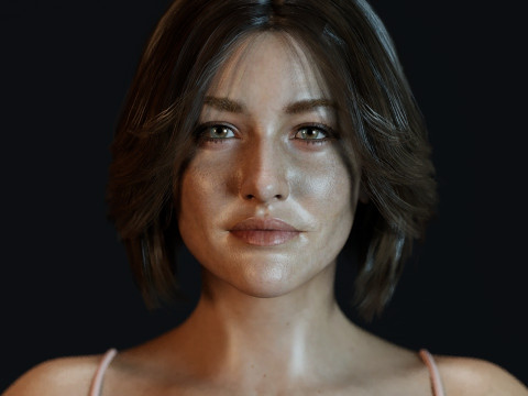 Sophie Marceau 3Dモデル