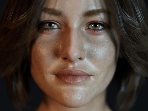 Sophie Marceau 3D 模型