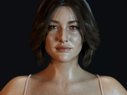 Sophie Marceau 3D 模型
