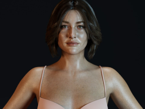 Sophie Marceau 3D 模型
