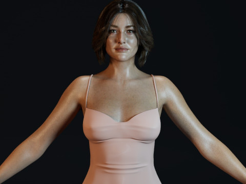Sophie Marceau 3D 模型