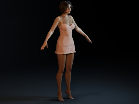 Sophie Marceau 3D 模型