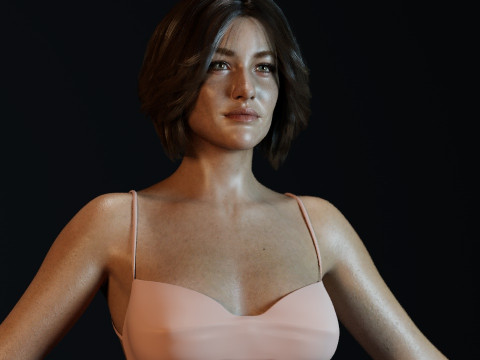Sophie Marceau 3D 模型