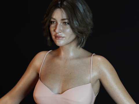 Sophie Marceau 3D 模型