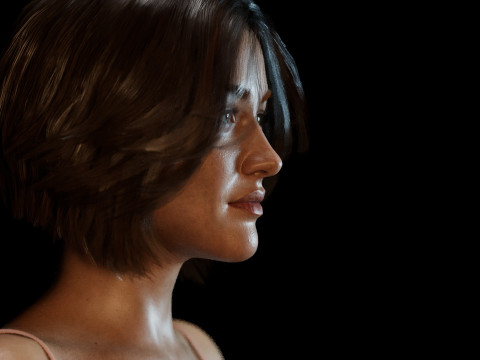 Sophie Marceau 3D 模型