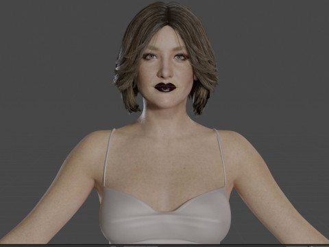 Sophie Marceau 3D 模型