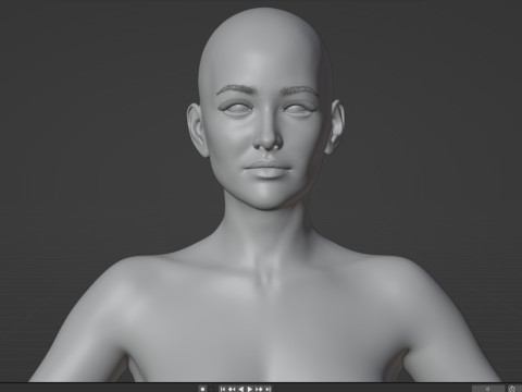 Sophie Marceau 3D 模型