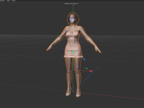 Sophie Marceau 3D 模型