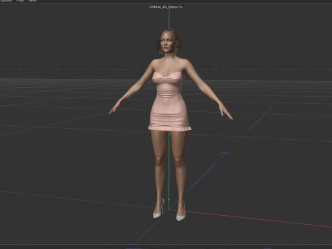 Sophie Marceau 3D 模型