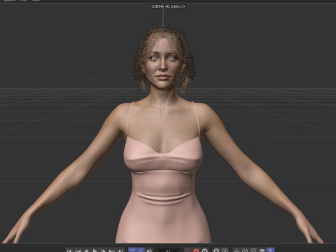 Sophie Marceau 3D 模型