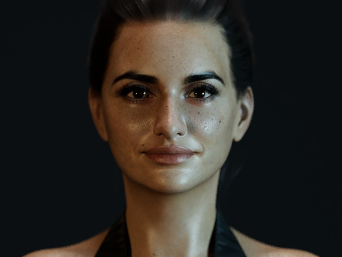 Penelope Cruz 3D 모델