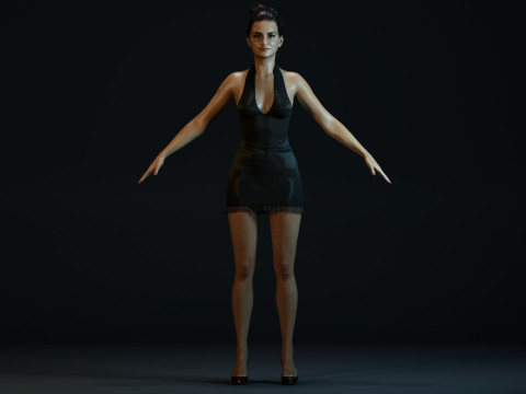 Penelope Cruz 3D Model