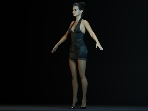 Penelope Cruz 3D Model