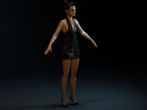 Penelope Cruz 3D Model