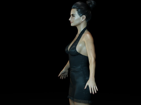 Penelope Cruz 3D Model