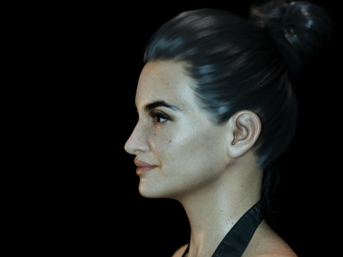 Penelope Cruz 3D Model