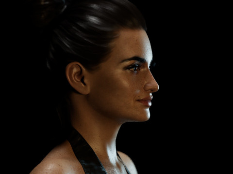 Penelope Cruz 3D Model