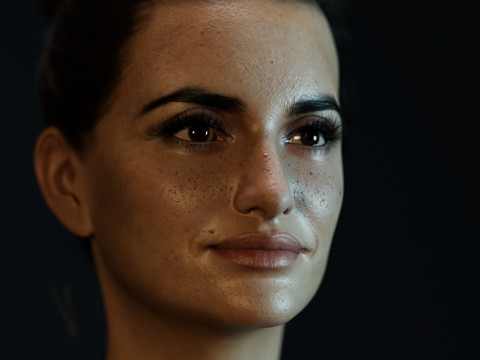 Penelope Cruz 3D Model
