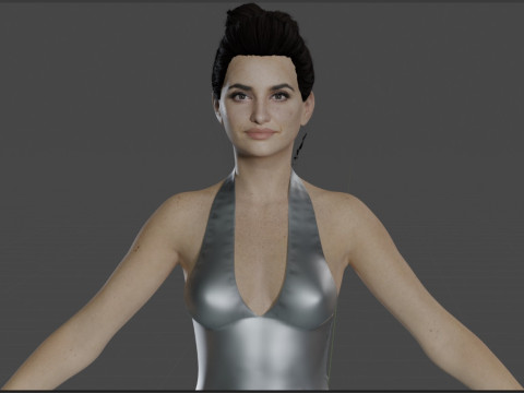 Penelope Cruz 3D Model