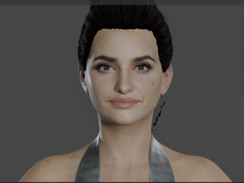 Penelope Cruz 3D Model