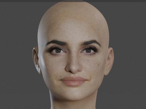 Penelope Cruz 3D Model