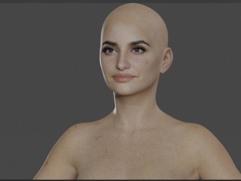 Penelope Cruz 3D Model