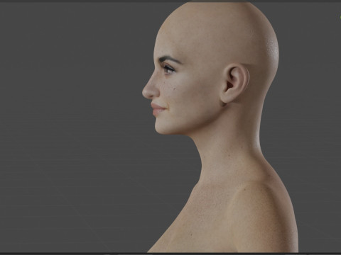 Penelope Cruz 3D Model