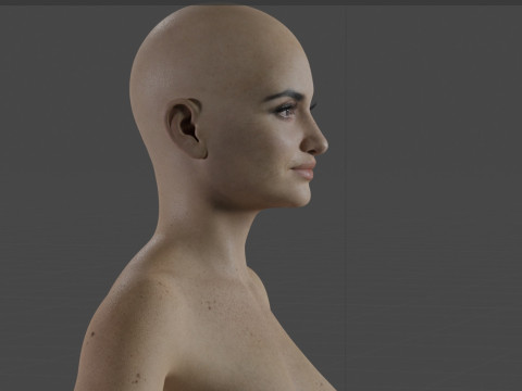 Penelope Cruz 3D Model