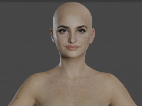 Penelope Cruz 3D Model