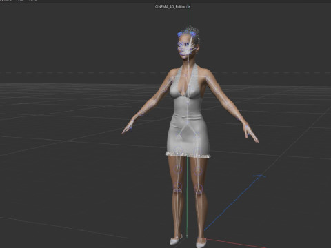 Penelope Cruz 3D Model