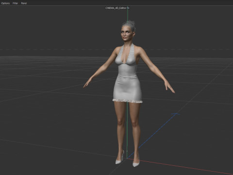 Penelope Cruz 3D Model