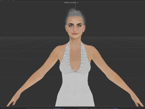 Penelope Cruz 3D Model