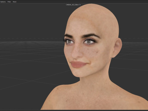 Penelope Cruz 3D Model