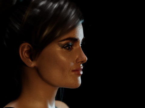 Salma Hayek Model 3D