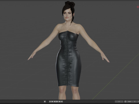 Salma Hayek Model 3D