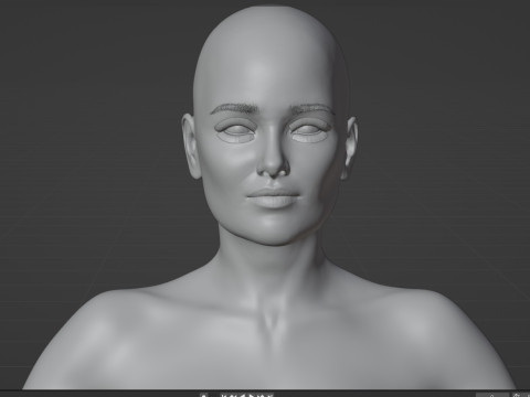 Salma Hayek Model 3D