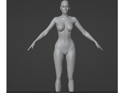 Salma Hayek Model 3D