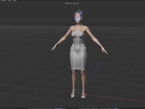 Salma Hayek Model 3D