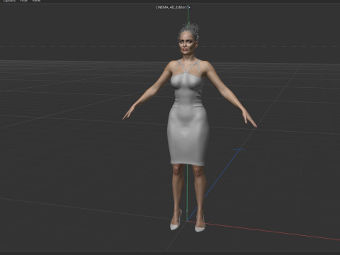 Salma Hayek Model 3D