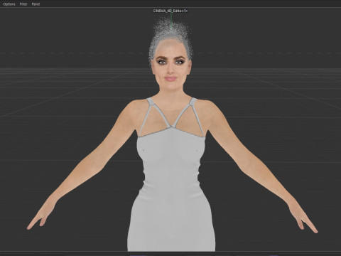 Salma Hayek Model 3D