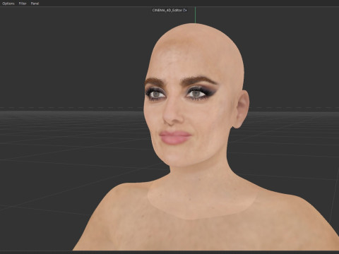 Salma Hayek Model 3D